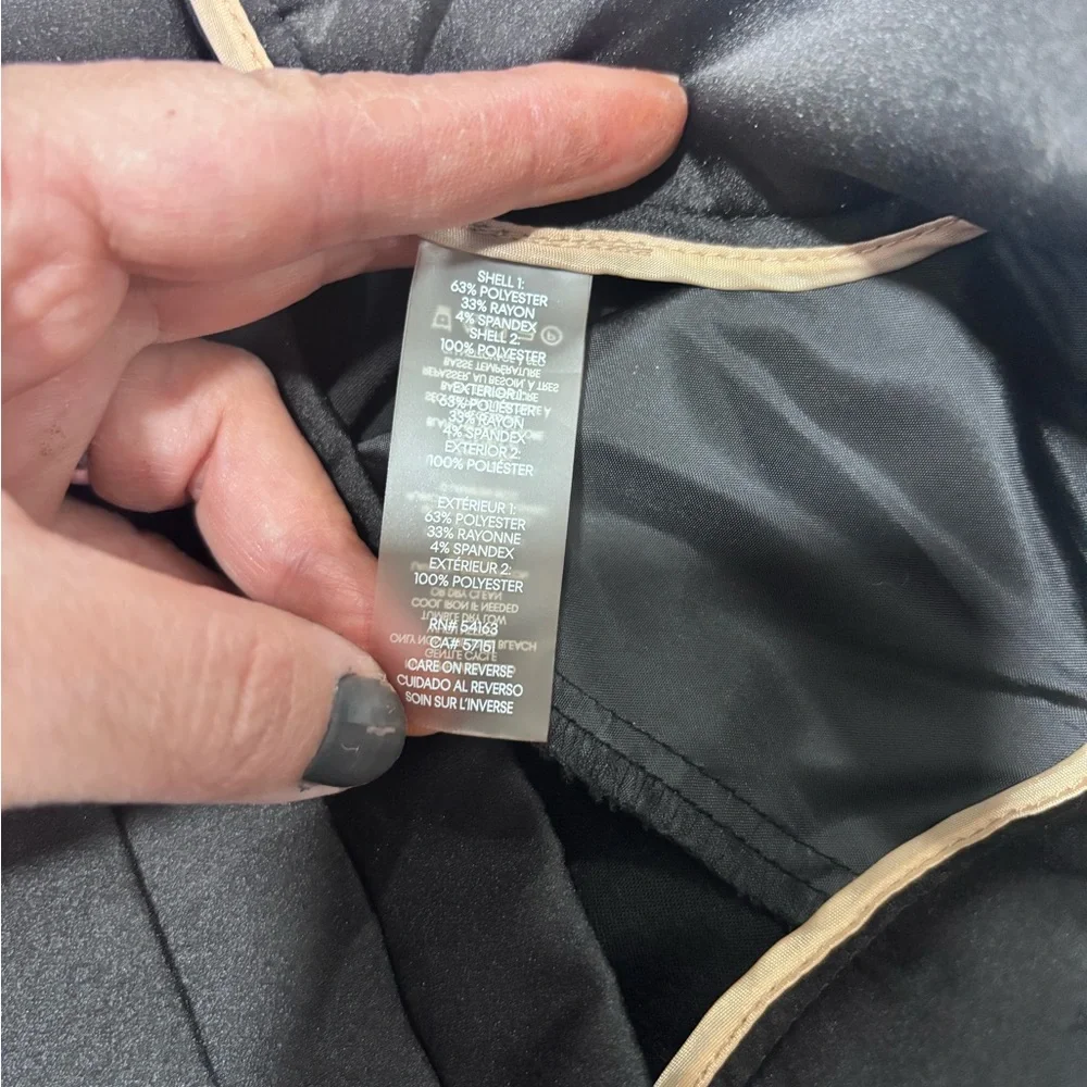 Calvin Klein Women's Classic Black Straight Leg Pants - Picture 9 of 11